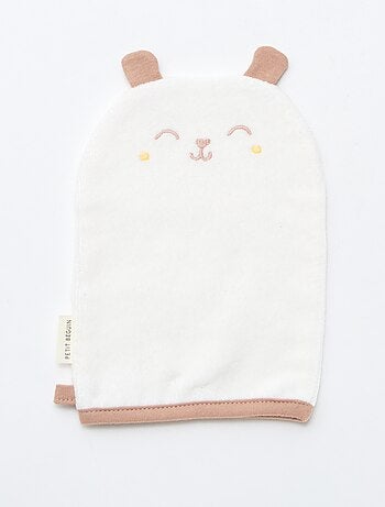 Set badcape + washandje 'Petit Béguin'