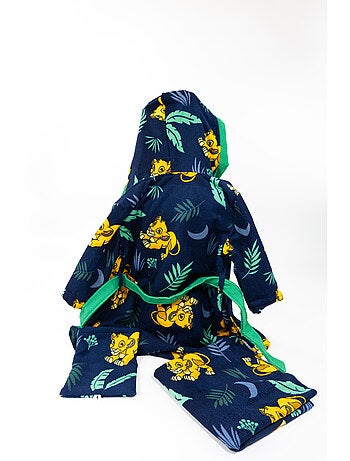 Set Badjas + Handdoek + Washandje Kind De Leeuwenkoning Disney 7-8 Jaar
