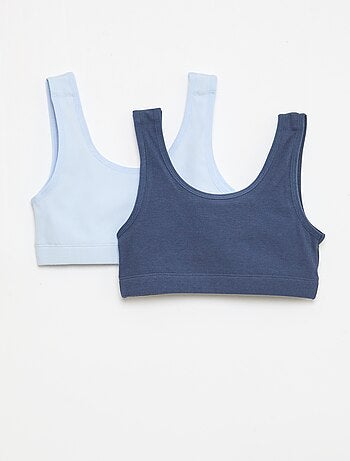 Set beha's van ribtricot
