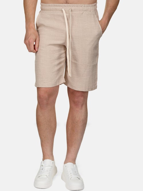 Set bestaande uit een overhemd en een effen short met textuur - Frilivin - Kiabi Set bestaande uit een overhemd en een effen short met textuur - Frilivin - Kiabi