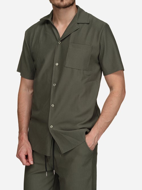 Set bestaande uit een overhemd en een short met textuur - Frilivin - Kiabi Set bestaande uit een overhemd en een short met textuur - Frilivin - Kiabi