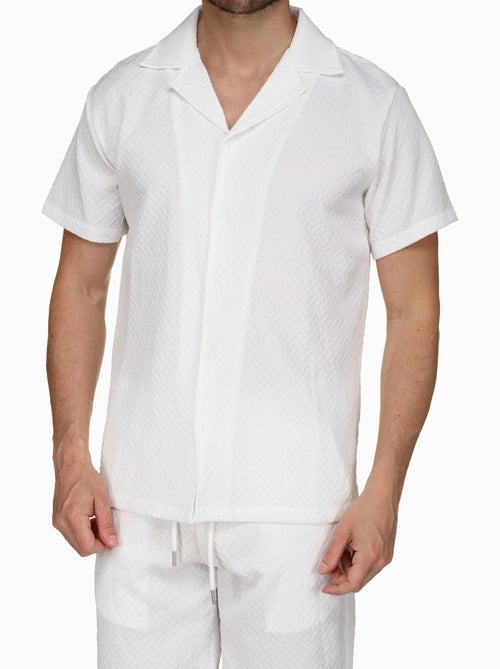 Set bestaande uit een overhemd en een short met textuur - Frilivin - Kiabi Set bestaande uit een overhemd en een short met textuur - Frilivin - Kiabi