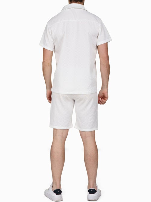 Set bestaande uit een overhemd en een short met textuur - Frilivin - Kiabi Set bestaande uit een overhemd en een short met textuur - Frilivin - Kiabi