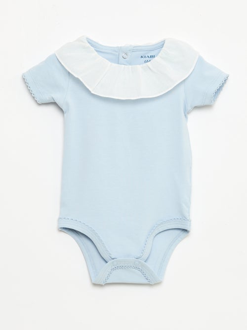 Set bodies met claudinekraag - 2 stuks - Kiabi Set bodies met claudinekraag - 2 stuks - Kiabi