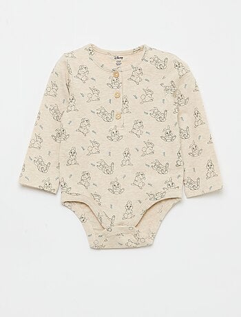 Set body + gebreide tuinbroek + muts 'Disney' - 3-delig