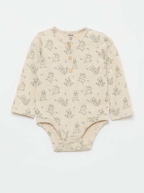 Set body + gebreide tuinbroek + muts 'Disney' - 3-delig - Kiabi