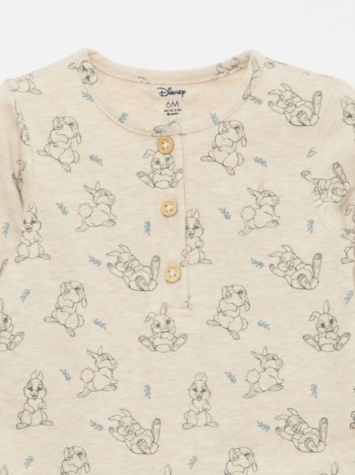 Set body + gebreide tuinbroek + muts 'Disney' - 3-delig - Kiabi