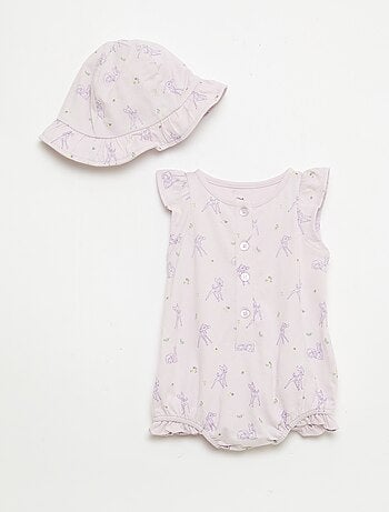 Set body + hoedje 'Marie' 'Disney' - 2-delig