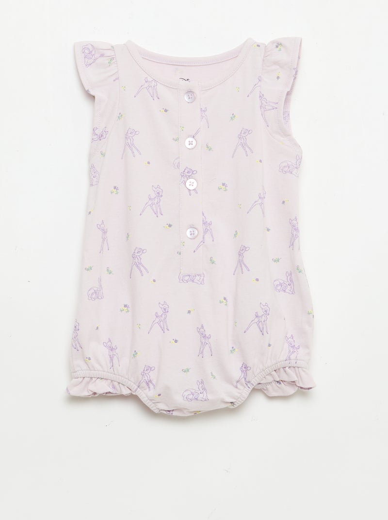 Set body + hoedje 'Marie' 'Disney' - 2-delig Paars - Kiabi