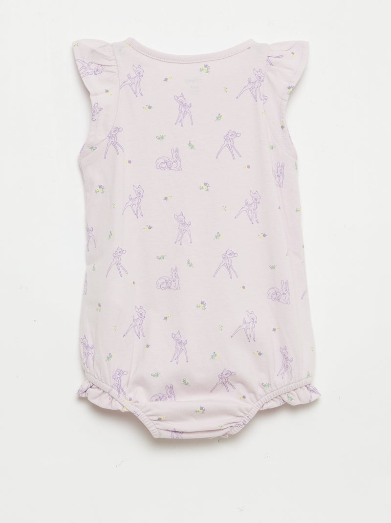 Set body + hoedje 'Marie' 'Disney' - 2-delig Paars - Kiabi