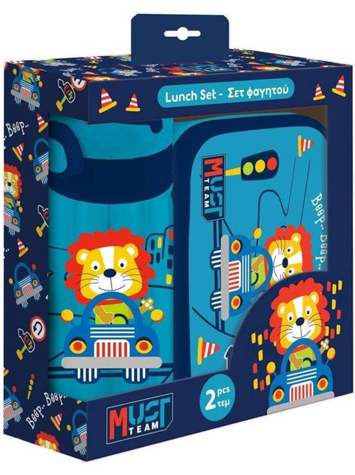 Set boîte à vańjeuner en biberon van PVC 'Aventure Lion' CMP - Kiabi Set boîte à vańjeuner en biberon van PVC 'Aventure Lion' CMP - Kiabi