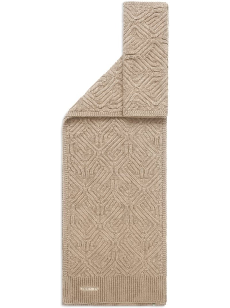 Set bonnet, écharpe et gants fitness homme et femme triad sand brown Beige - Kiabi