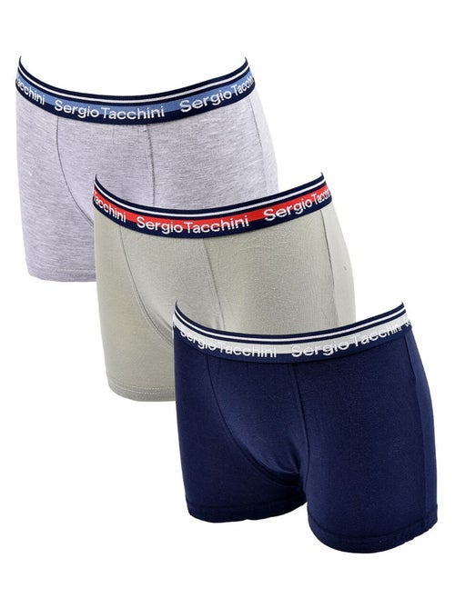 Set Boxershorts Kinderen SERGIO TACCHINI (Set van 3) - Kiabi Set Boxershorts Kinderen SERGIO TACCHINI (Set van 3) - Kiabi