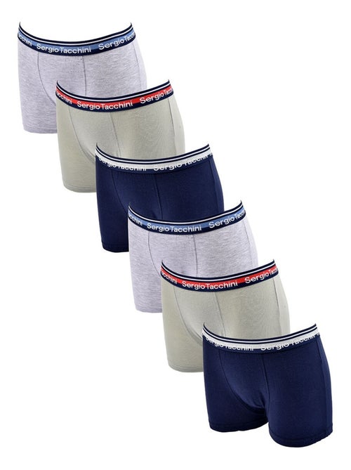 Set Boxershorts Kinderen SERGIO TACCHINI (Set van 6) - Kiabi Set Boxershorts Kinderen SERGIO TACCHINI (Set van 6) - Kiabi