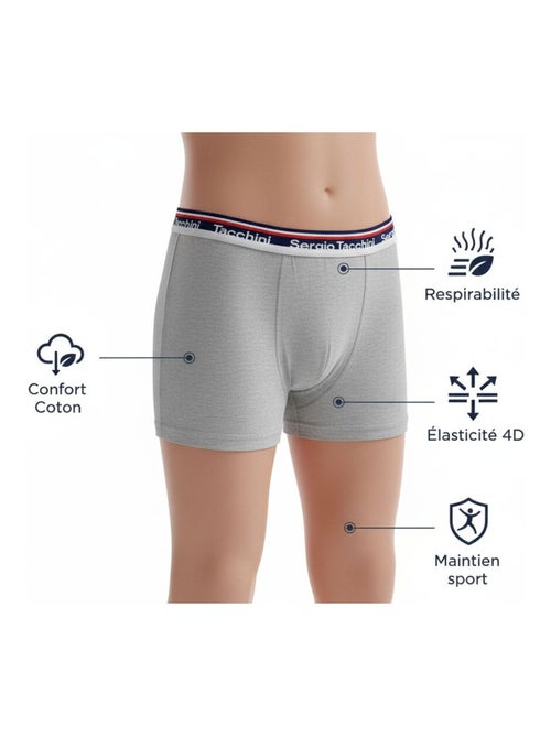 Set Boxershorts Kinderen SERGIO TACCHINI (Set van 6) - Kiabi Set Boxershorts Kinderen SERGIO TACCHINI (Set van 6) - Kiabi