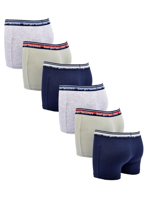Set Boxershorts Kinderen SERGIO TACCHINI (Set van 6) - Kiabi Set Boxershorts Kinderen SERGIO TACCHINI (Set van 6) - Kiabi