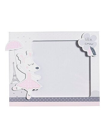 Set de 2 cadres photos enfant en bois - sauthon