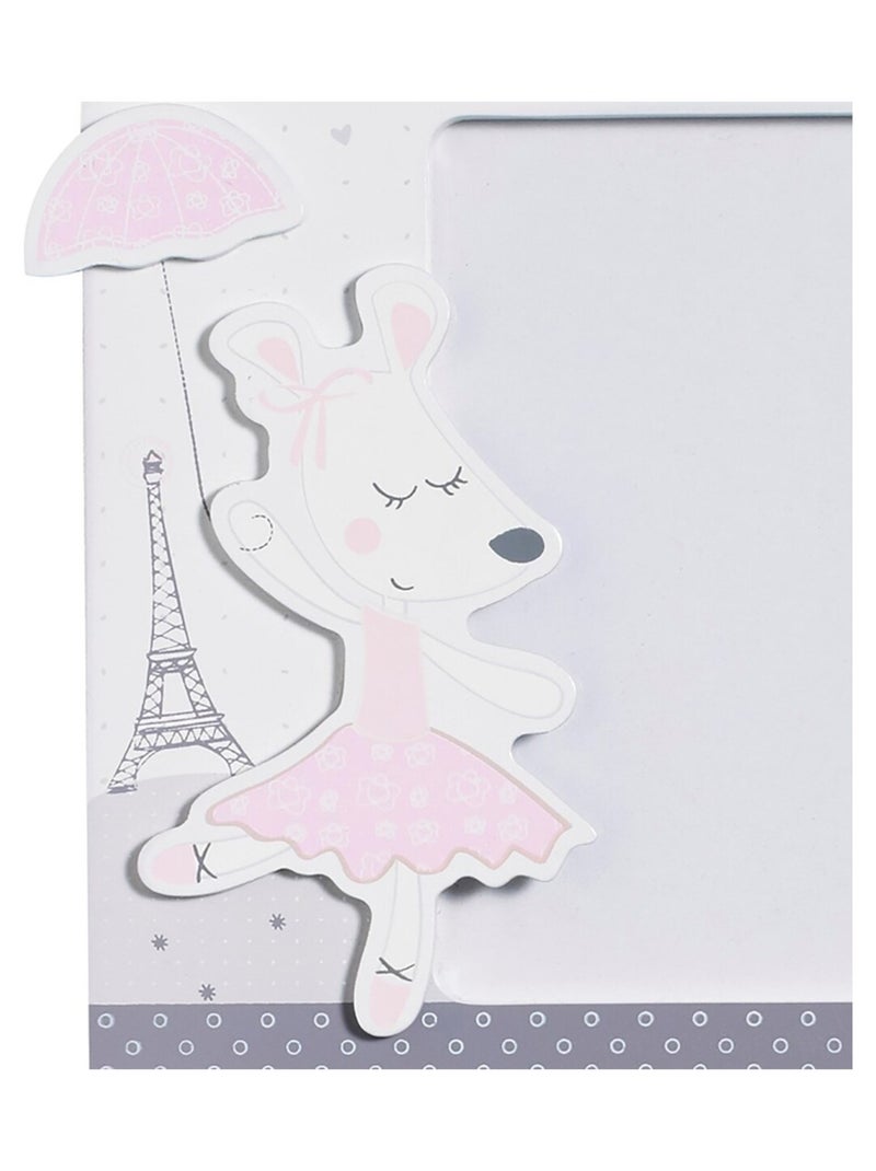 Set de 2 cadres photos enfant en bois - sauthon Gris - Kiabi