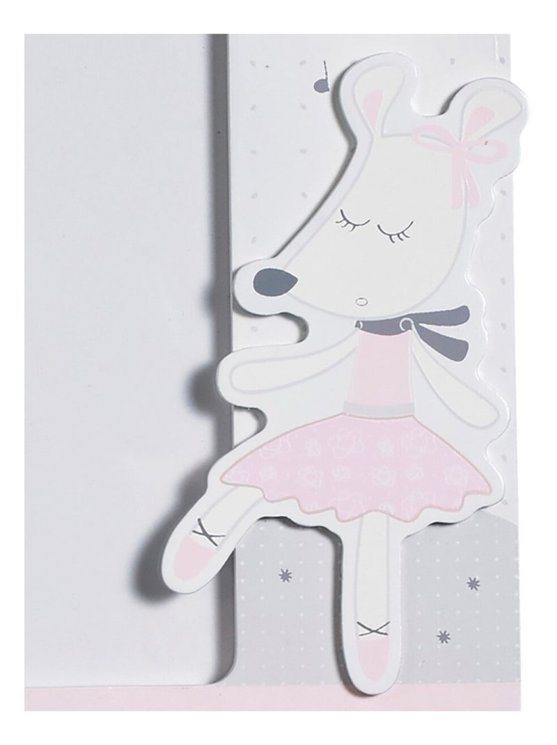 Set de 2 cadres photos enfant en bois - sauthon Gris - Kiabi