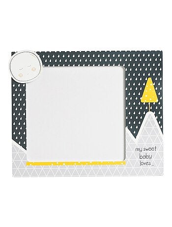 Set de 2 cadres photos enfant en bois - sauthon