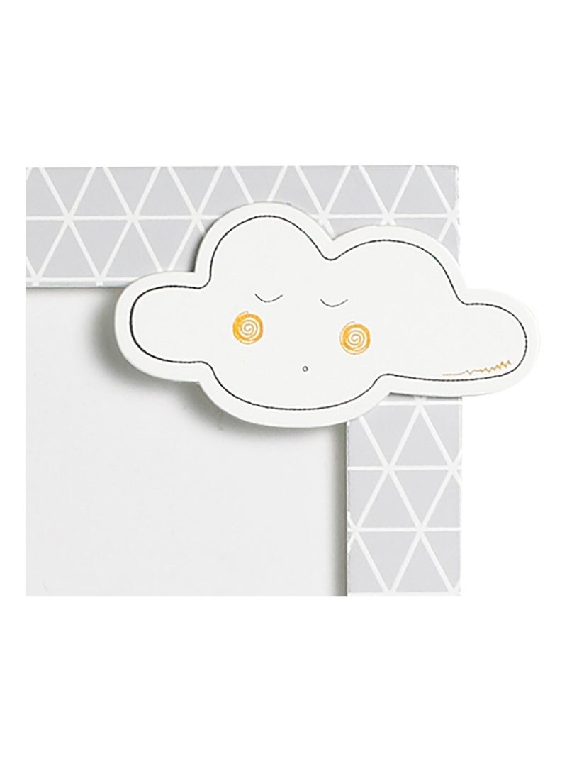 Set de 2 cadres photos enfant en bois - sauthon Gris - Kiabi