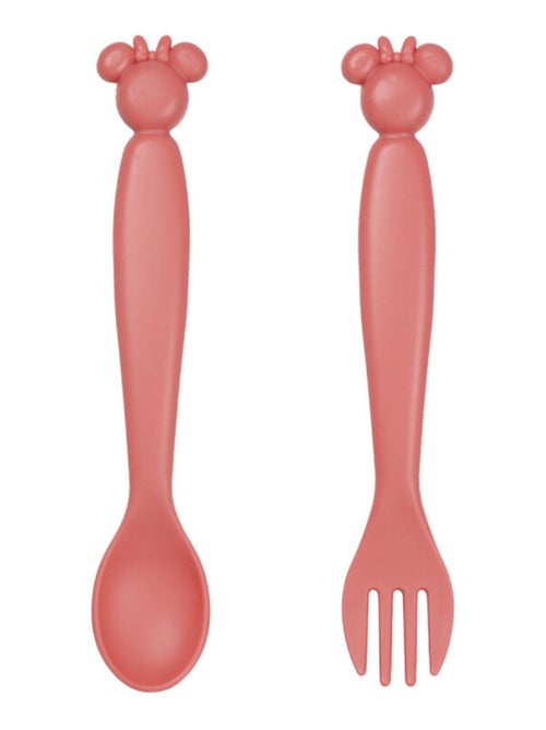 Set de 2 couverts silhouette minnie collector - Kiabi Set de 2 couverts silhouette minnie collector - Kiabi