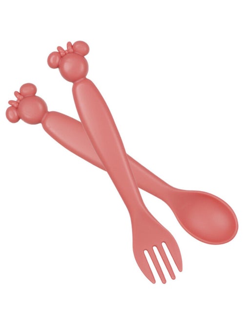 Set de 2 couverts silhouette minnie collector - Kiabi Set de 2 couverts silhouette minnie collector - Kiabi