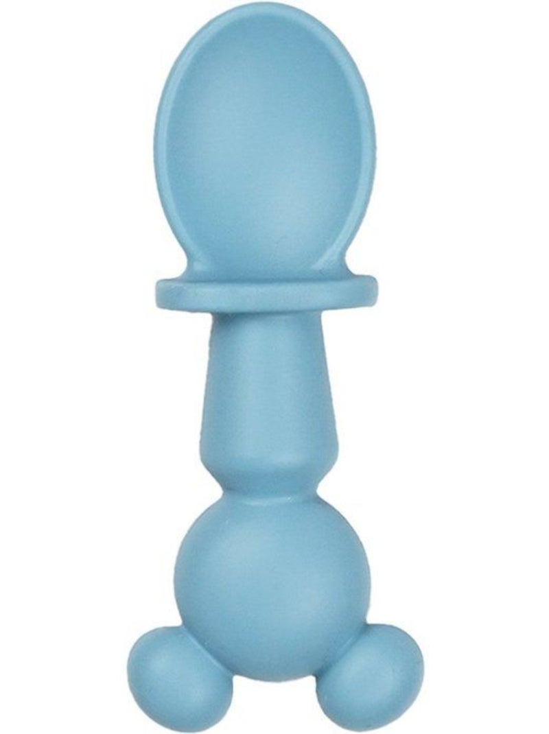 Set de 2 couverts silicone - 2 pcs silicone cutlery set mickey Bleu - Kiabi