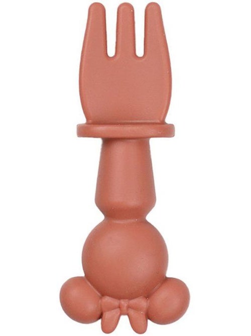 Set de 2 couverts silicone - 2 pcs silicone cutlery set minnie - Kiabi