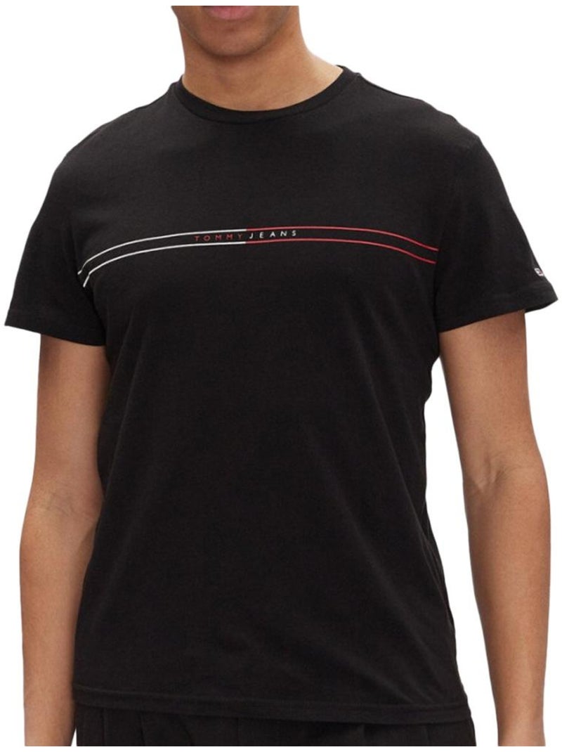 Set de 2 T-shirts Homme Tommy Jeans Noir - Kiabi