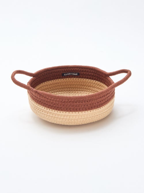 Set de 3 paniers avec corde - Kiabi