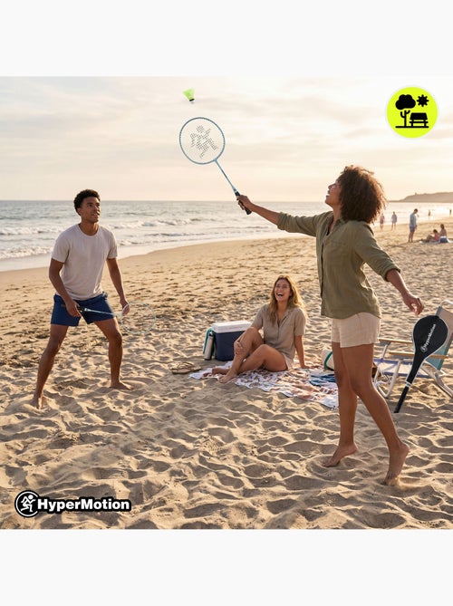 Set de badminton hypermotion – 2 raquettes avec housse, couleur sauge - Kiabi Set de badminton hypermotion – 2 raquettes avec housse, couleur sauge - Kiabi