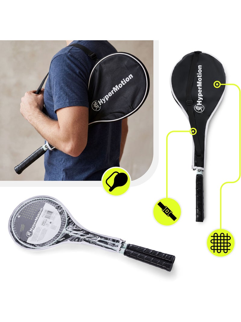 Set de badminton hypermotion – 2 raquettes avec housse, couleur sauge Bleu - Kiabi