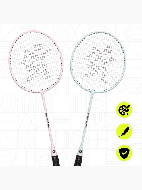 Set de badminton hypermotion – 2 raquettes avec housse - Kiabi Set de badminton hypermotion – 2 raquettes avec housse - Kiabi
