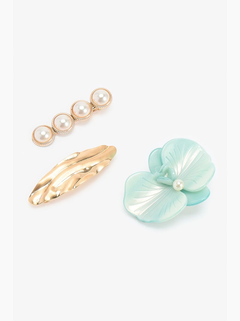 Set de barrettes judy penti Or - Kiabi