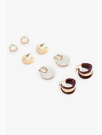 Set de boucles d’oreilles adele penti
