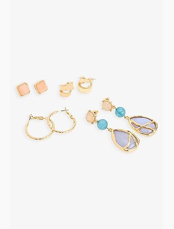 Set de boucles d'oreilles alba penti