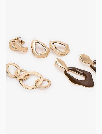 Set de boucles d'oreilles julie penti