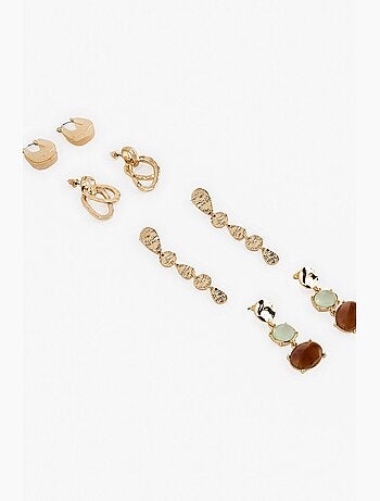 Set de boucles d'oreilles mia penti