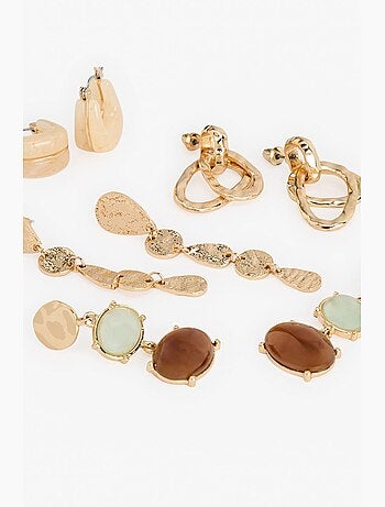 Set de boucles d'oreilles mia penti