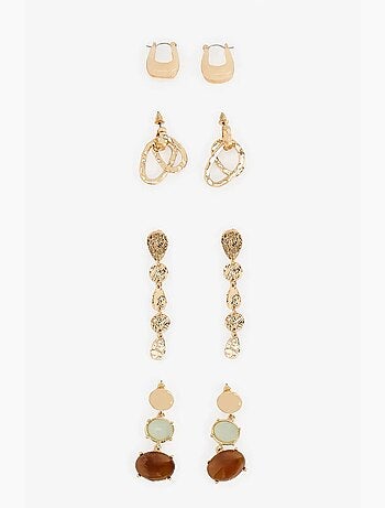 Set de boucles d'oreilles mia penti