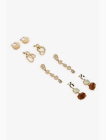 Set de boucles d'oreilles mia penti