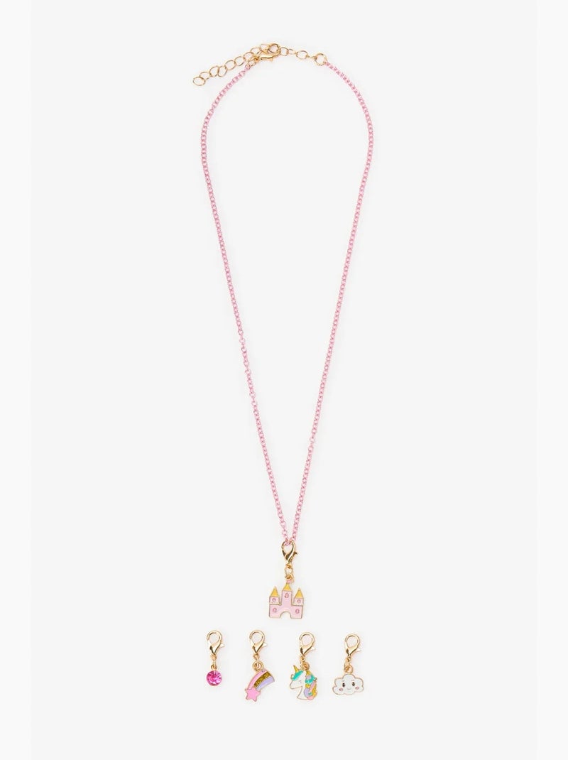 Set de collier licorne pour fille penti Rose - Kiabi