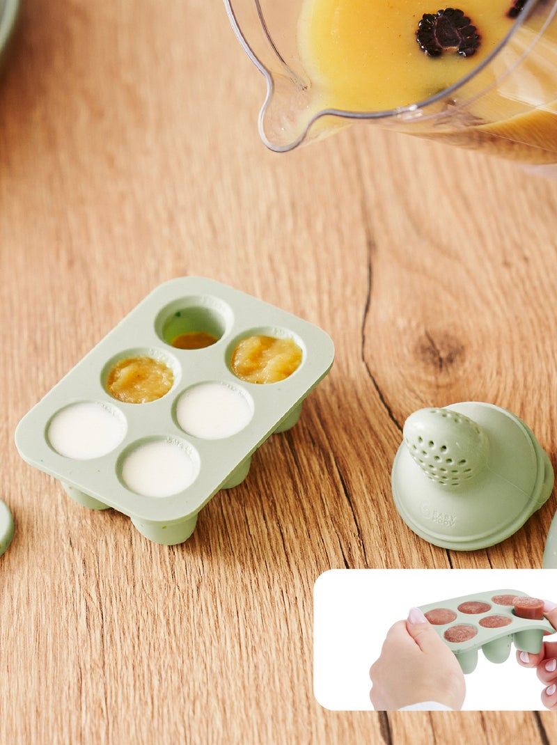 Set de contenants et grignoteuse en silicone Blanc - Kiabi