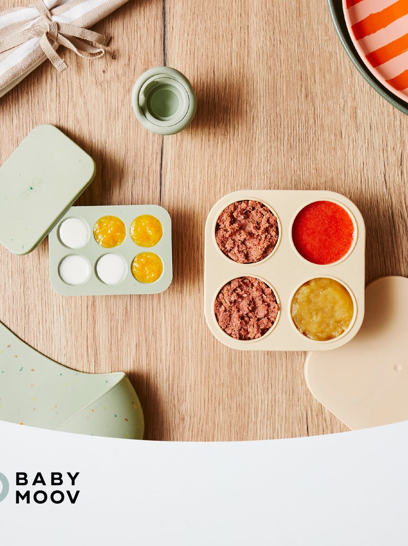 Set de contenants et grignoteuse en silicone Blanc - Kiabi