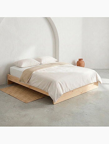 Set de housse de couette 100% coton, avec taie(s) d’oreiller, bicolore réversible - Gamusi.