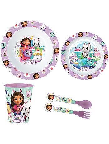 Set de vaisselle 5 pièces gabby et la maison magique