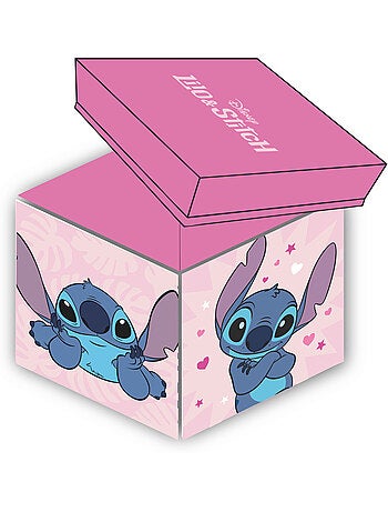 Set Déco Chambre Fille Stitch & Angel 3 Pièces – Housse Couette 140x200 cm Polycoton Réversible