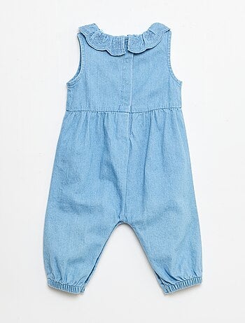 Set 'Disney' van denim - Lange tuinbroek met haarband