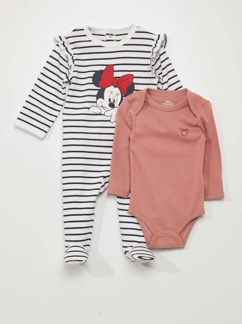 Set dors bien + body 'Disney' - 2 pièces Rayures bleues - Kiabi